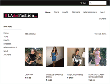 Tablet Screenshot of lahotfashion.com